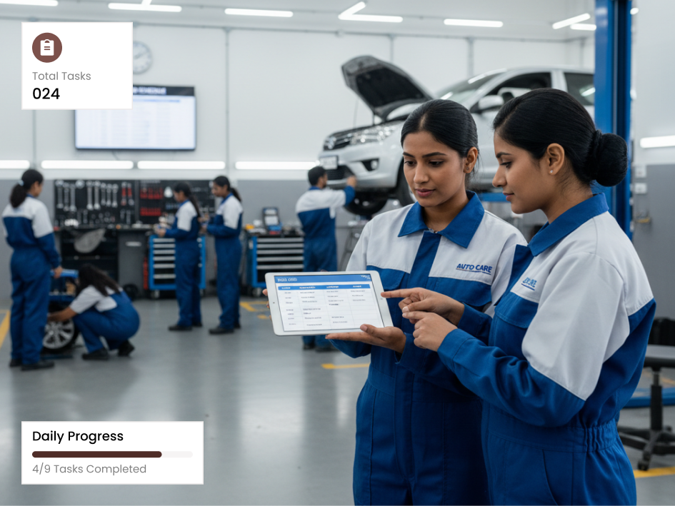 CIPHER CRM spare-parts price list showing part numbers, rates and taxes for an auto parts dealer