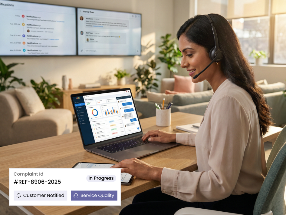 CIPHER CRM estimate share link for a retail order with accept and decline buttons for the buyer