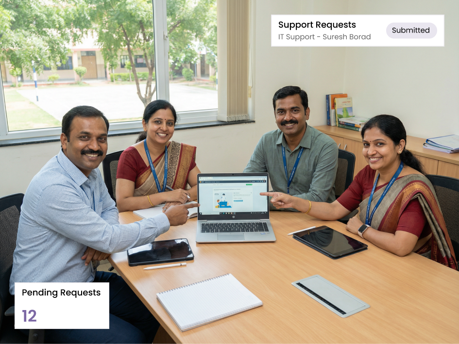 CIPHER CRM calendar showing demo classes and counselling sessions for the week