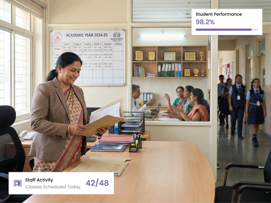 CIPHER CRM open in a phone browser as an admissions counsellor logs a walk-in enquiry