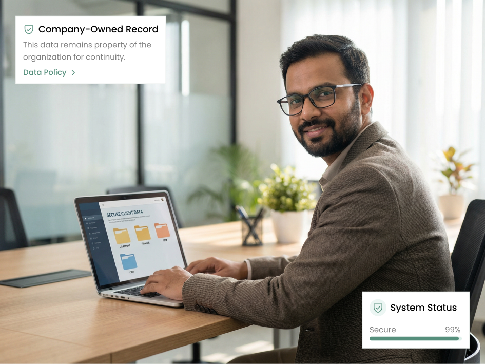 CIPHER CRM open in a phone browser as a mutual fund distributor updates a client SIP record during a home visit