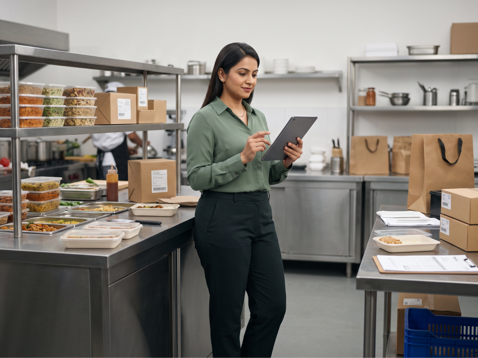 CIPHER CRM cloud kitchen and institutional food-sales pipeline tracking corporate and hotel B2B food supply leads