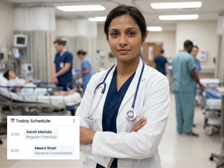 CIPHER CRM healthcare patient enquiry list with leads from walk-ins, phone calls and the website form, each with an owner and status