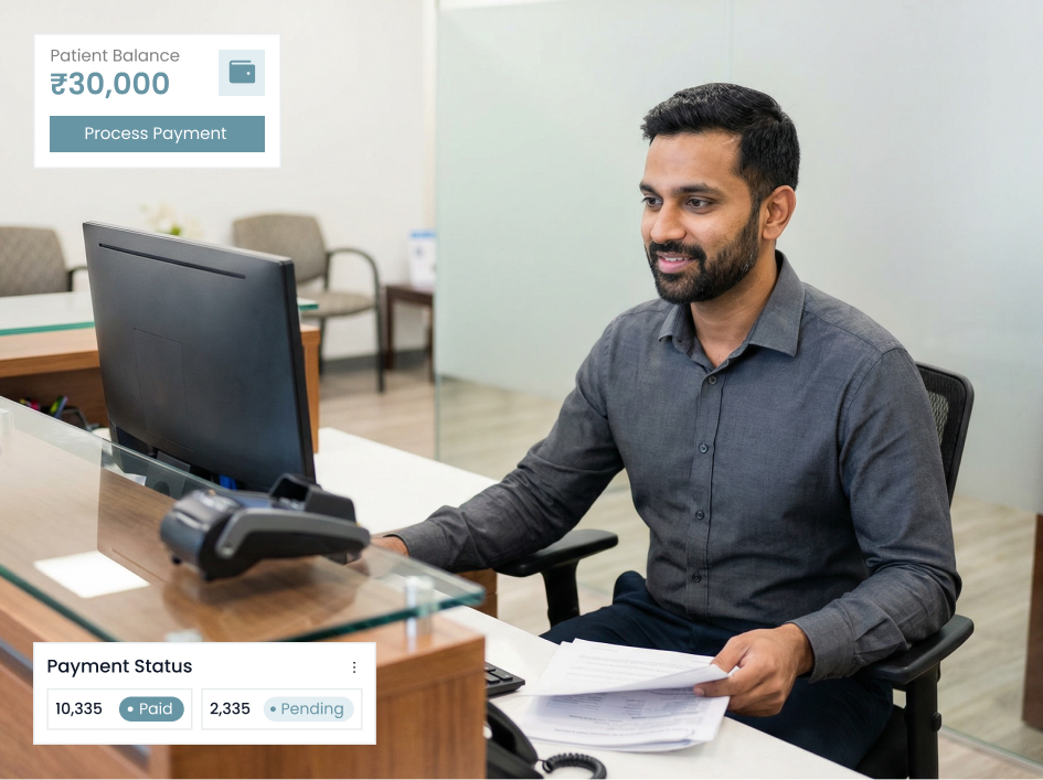 CIPHER CRM calendar week view showing patient recall reminders and follow-up tasks for the front desk