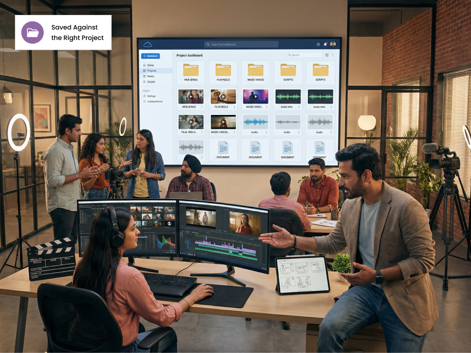CIPHER CRM client record showing logged conversations and follow-up reminders for a media agency