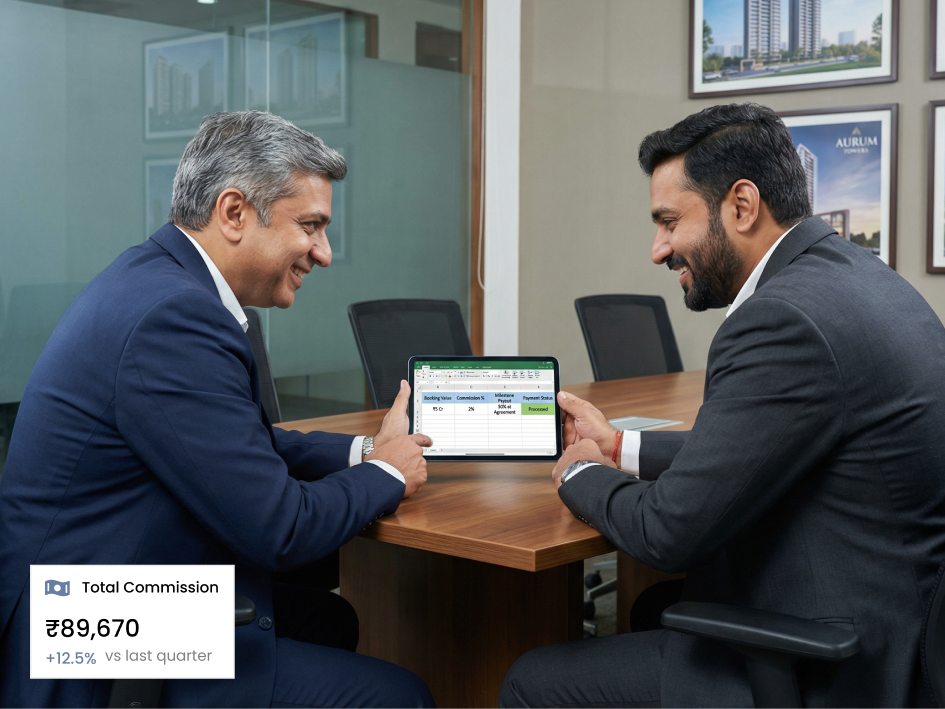 CIPHER CRM lead record showing a buyer's property requirements - budget, BHK and location
