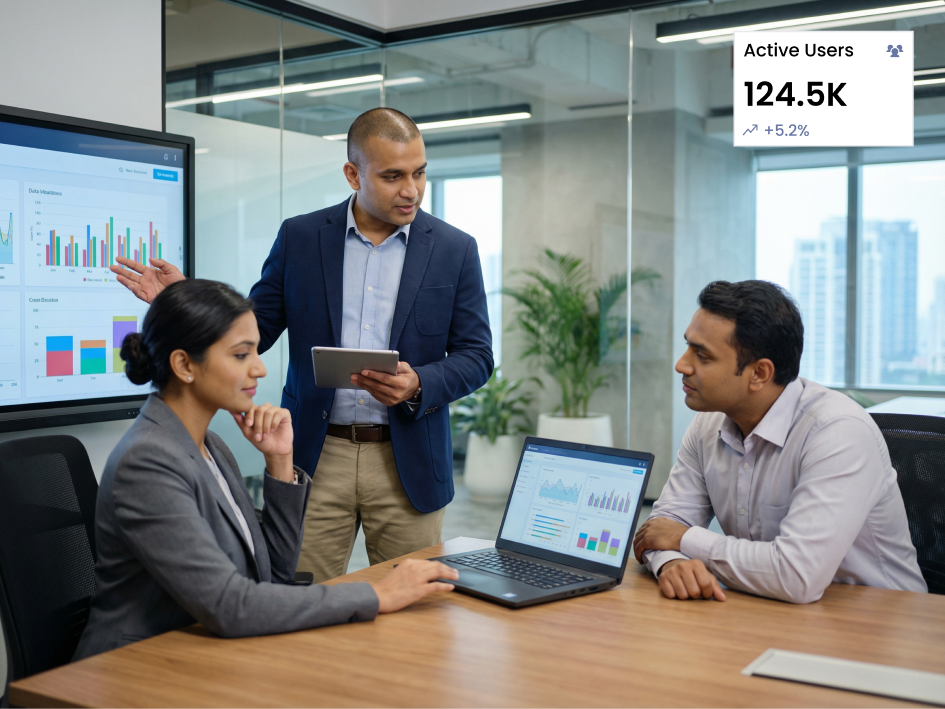 CIPHER CRM account record for an IT services client with several stakeholder contacts