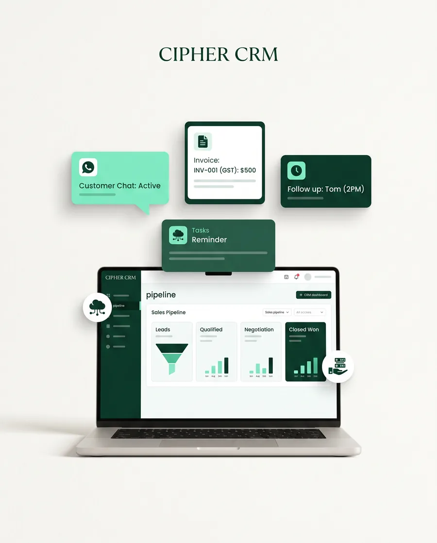 CIPHER CRM, a CRM made for each Indian industry